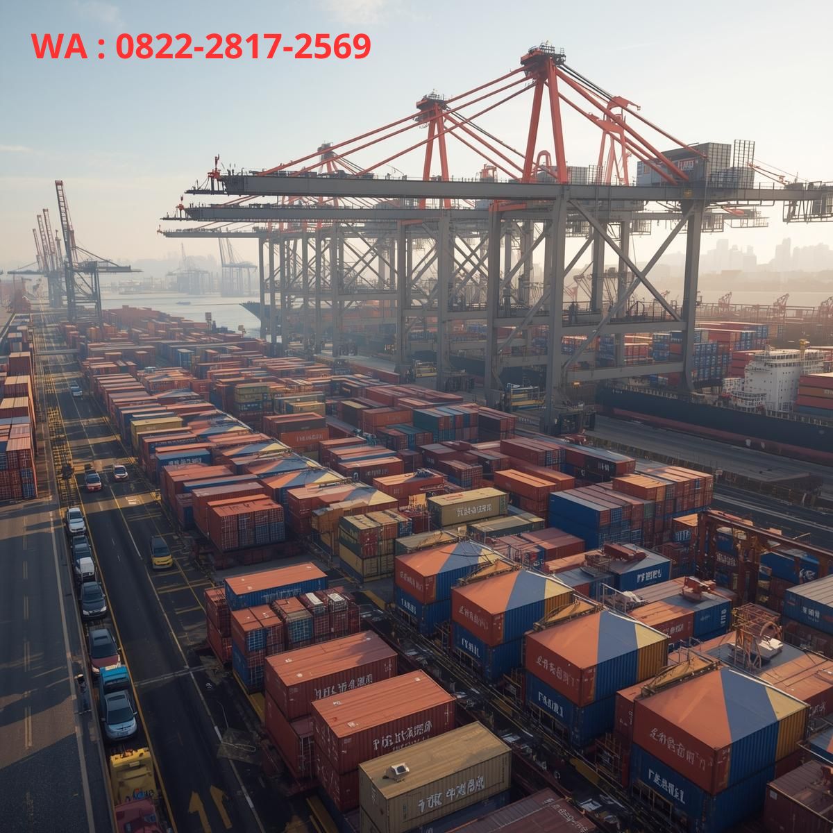 KONTAINER DI PELABUHAN